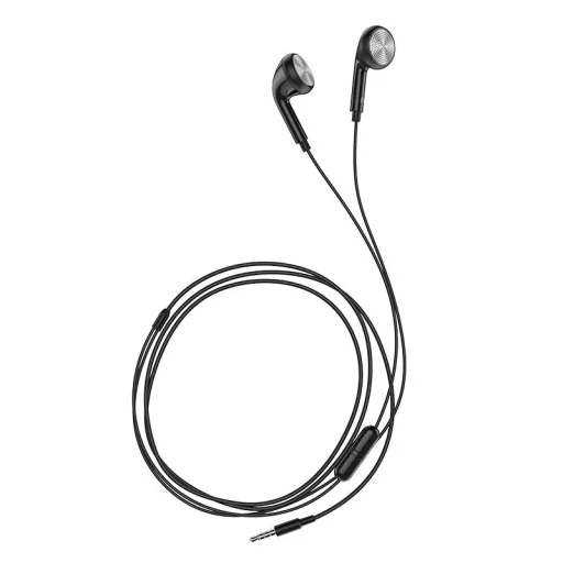 Hoco vezetékes fülhallgató 3,5 mm jack M73 fekete