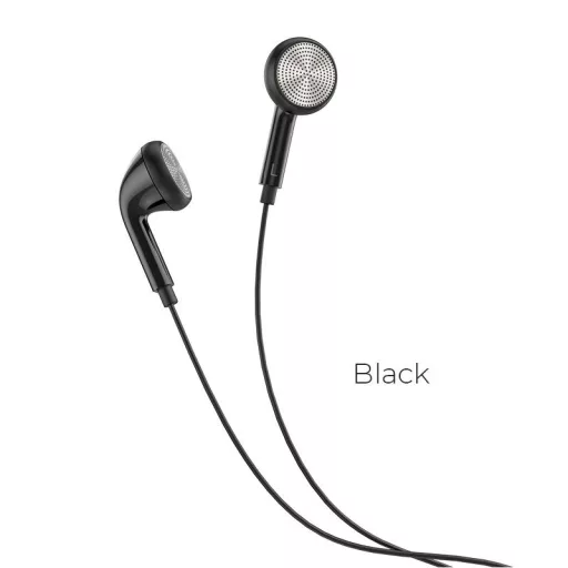 Hoco vezetékes fülhallgató 3,5 mm jack M73 fekete