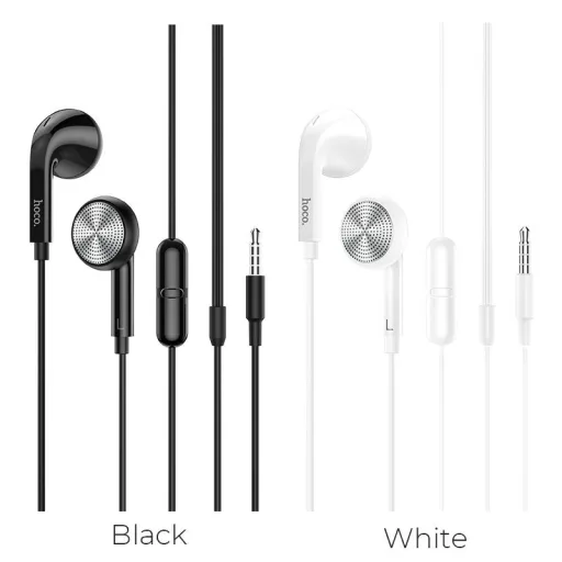 Hoco vezetékes fülhallgató 3,5 mm jack M73 fekete