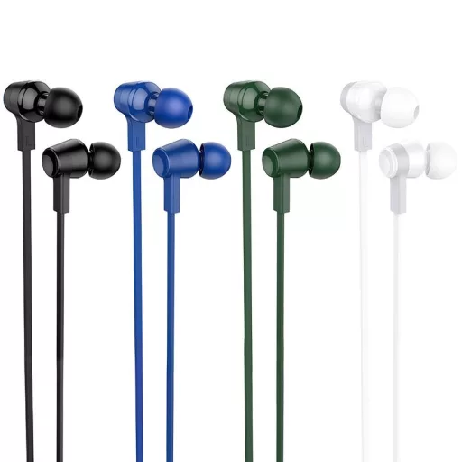 Hoco vezetékes fülhallgató 3,5 mm jack M86 fehér