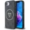 GUESS tok iPhone 16e (SE 4 2025) Magsafe kompatibilis GUHMPSE4HG4PRTGK (IML Metal Glitter 4G Circle Triangle) fekete