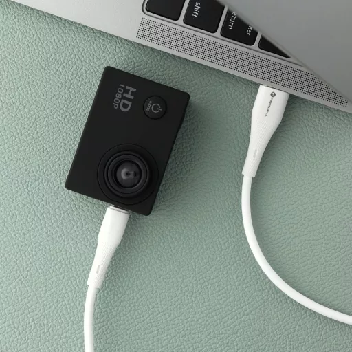 Forcell F-Energy USB-A – Micro USB töltőkábel QC3.0 Silicone C341 2,4A 18W 1 m fehér