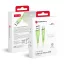 Forcell F-Energy USB-A – Micro USB töltőkábel QC3.0 Silicone C341 2,4A 18W 1 m zöld