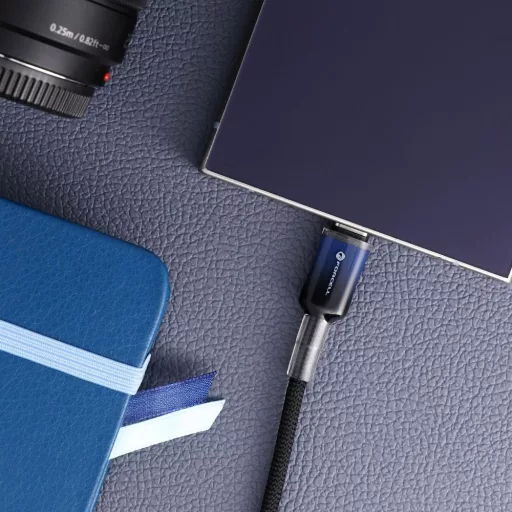 USB-C – USB-C töltőkábel Forcell F-Energy QC4.0 PD 5A 100W Gradient 1 m C357 fekete