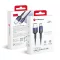 Forcell F-Energy USB-A – Micro USB töltőkábel QC3.0 Gradient C351 2,4A 18W 1 m fekete