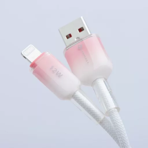 Forcell F-Energy USB-A – Lightning töltőkábel Gradient C353 2,4A 12W 1 m fehér