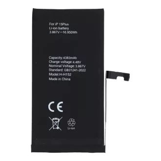 POLYMER BOX Akkumulátor iPhone 15 Plus 4383 mAh