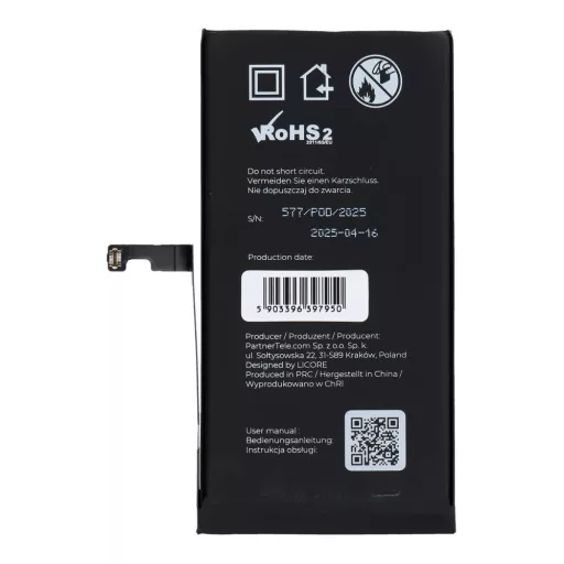 LICORE Akkumulátor iPhone 15 Plus 4383 mAh