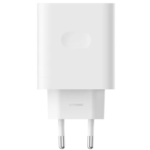 OPPO SuperVOOC eredeti hálózati töltő USB-C 45W VCB4JAEH fehér bulk