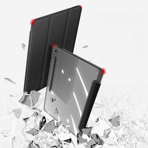 DUX DUCIS tok TOBY, ceruzatartóval, SAMSUNG Tab S10 FE Plus fekete