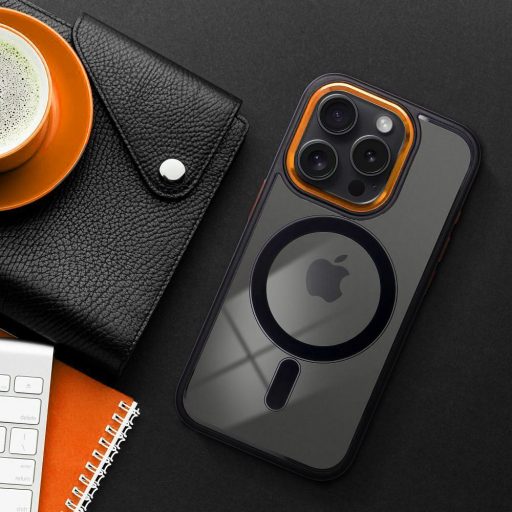 Color Edge Mag Cover tok iPhone 11  Magsafe kompatibilis fekete-arany