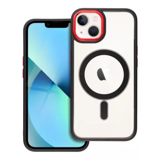   Color Edge Mag Cover tok iPhone 13  Magsafe kompatibilis piros-fekete