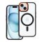 Color Edge Mag Cover tok iPhone 15  Magsafe kompatibilis fekete-arany