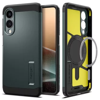   SPIGEN tok TOUGH ARMOR Magsafe kompatibilis  SAMSUNG S25 Edge abyss zöld