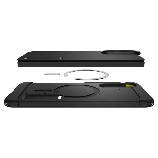 SPIGEN tok TOUGH ARMOR Magsafe kompatibilis  SAMSUNG S25 Edge fekete