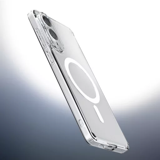 SPIGEN tok ULTRA HYBRID MAG Magsafe kompatibilis  SAMSUNG S25 Edge clear fehér