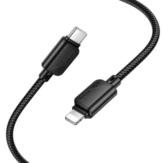   Hoco USB-C – Lightning töltőkábel X113 PD 27W 1 m fekete