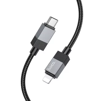   Hoco USB-C – Lightning töltőkábel X110 PD 27W 1 m fekete
