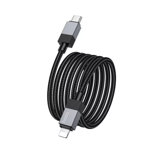 Hoco USB-C – Lightning töltőkábel X110 PD 27W 1 m fekete