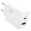 Hoco hálózati töltő USB-A + USB-C QC3.0 PD AFC 3A 30W N71 fehér