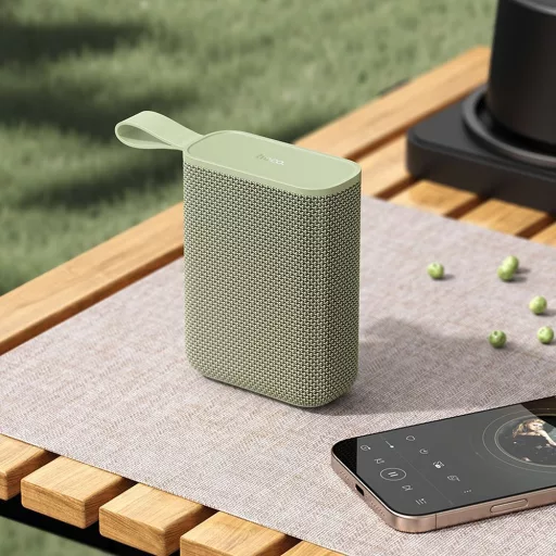 Vezeték nélküli hangszóró 5W 1200 mAh Hoco HC34 zöld