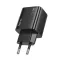 Hoco hálózati töltő 2×USB-C + 2×USB-A QC3.0 PD 3A 20W N55 fekete