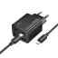 Hoco hálózati töltő 2×USB-C + 2×USB-A QC3.0 PD 3A 20W + USB-C – Lightning kábel N55 fekete