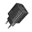 Hoco hálózati töltő 2×USB-C + 2×USB-A QC3.0 PD 3A 30W N56 fekete