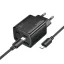 Hoco hálózati töltő 2×USB-C + 2×USB-A QC3.0 PD 3A 30W + USB-C – Lightning kábel N56 fekete