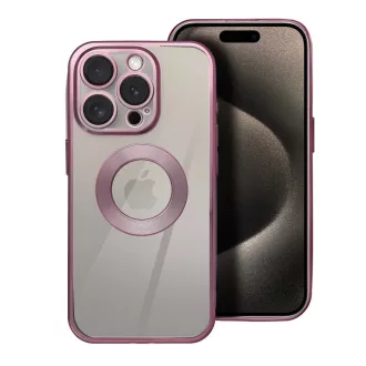 Glam tok iPhone 17 PRO  púderrózsaszín