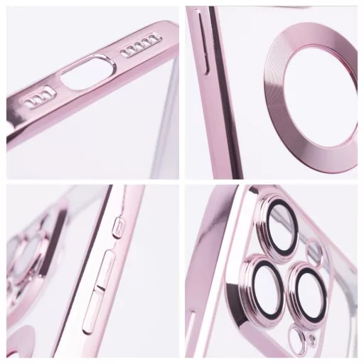 Glam tok iPhone 17 PRO MAX  púderrózsaszín