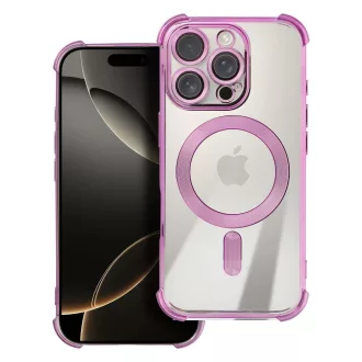   Antishock Electro ütésálló tok légpárnákkal iPhone 17 PRO MAX Magsafe kompatibilis  lila
