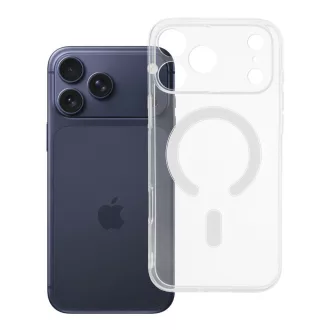  Clear tok 2 mm iPhone 17 PRO MAX  Mag Cover Magsafe kompatibilis  (kameravédős) átlátszó