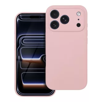 Szilikon tok 2 mm iPhone 17 PRO  púderrózsaszín