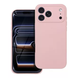 Szilikon tok 2 mm iPhone 17 PRO MAX  púderrózsaszín