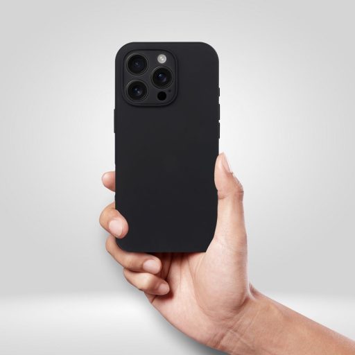 Szilikon tok 2 mm iPhone 17 PRO MAX  Magsafe kompatibilis fekete