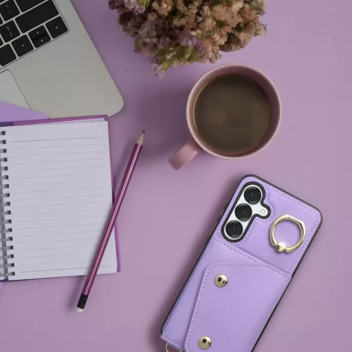 Wonder tok Samsung S25 PLUS  with wallet lila