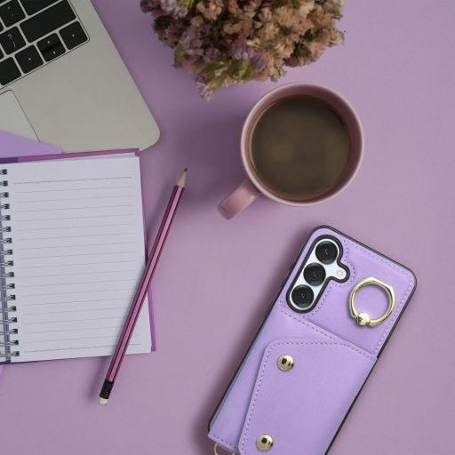 Wonder tok Samsung A15 5G  with wallet lila