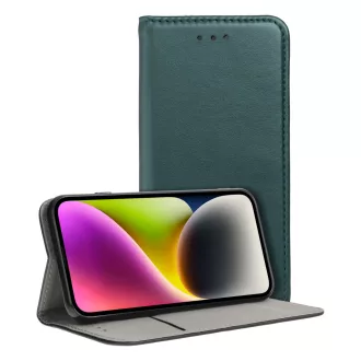 SMART MAGNETO Flip tok iPhone 17 Pro Max sötétzöld