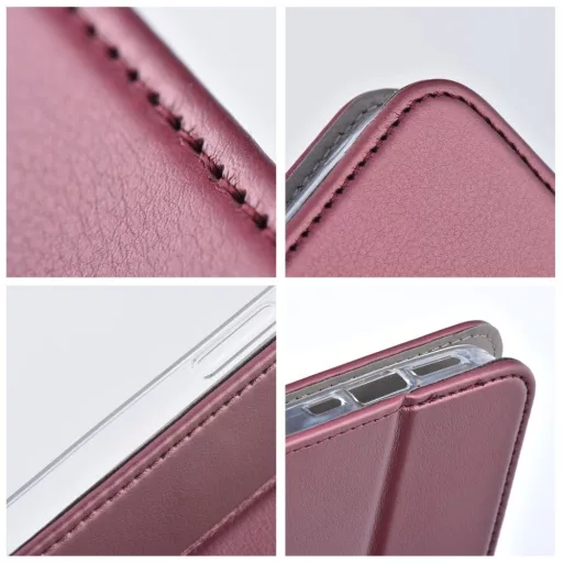 SMART MAGNETO Flip tok iPhone 17 Air bordó