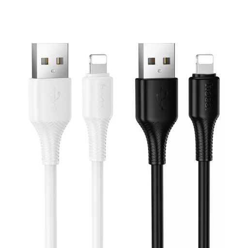 Hoco USB-C – Lightning töltőkábel X120 PD 27W 1 m fehér