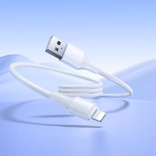 Hoco USB-C – Lightning töltőkábel X120 PD 27W 1 m fehér