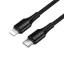 Hoco USB-C – Lightning töltőkábel X120 PD 27W 1 m fekete