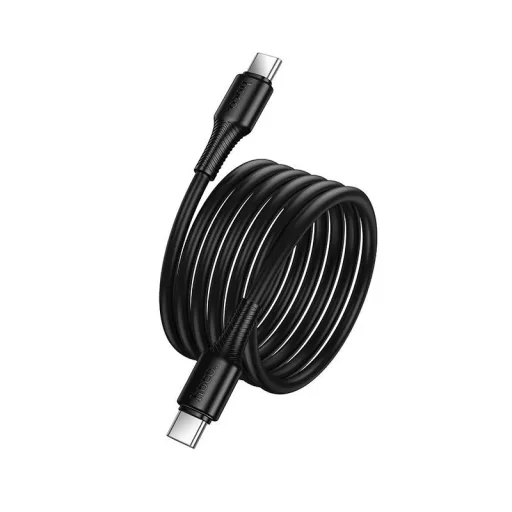 USB-C – USB-C kábel Hoco 3A 60W 1 m X120 fekete