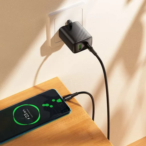 USB-C – USB-C kábel Hoco 3A 60W 1 m X120 fekete