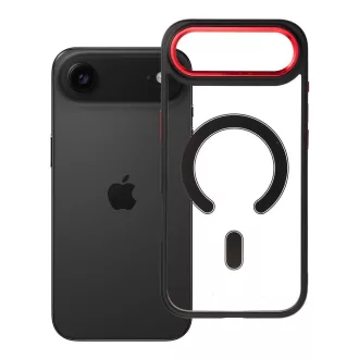   Color Edge Mag Cover tok iPhone 17 AIR  Magsafe kompatibilis piros-fekete