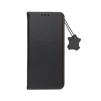 Smart Pro Leather bőrhatású flip tok iPhone 17 Air fekete