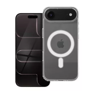   Clear Mag Cover tok iPhone 17 AIR  (MID) Magsafe kompatibilis átlátszó