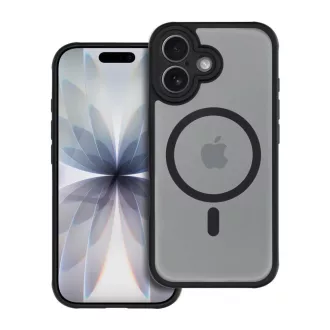   Full Matte Mag Cover tok iPhone 17  Magsafe kompatibilis fekete