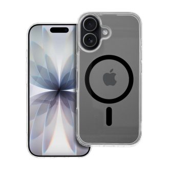   Drop Glue Colorful Ring Mag Cover tok iPhone 17  Magsafe kompatibilis fekete